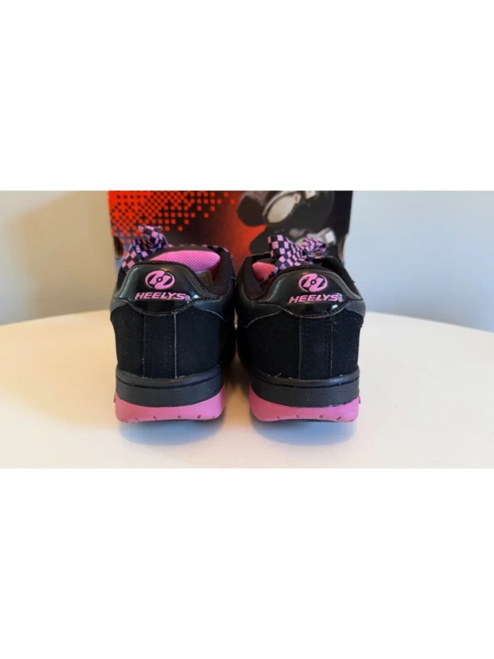 Heelys Bliss 2 Youth Roller Shoes Black/Pink Size 3 With Box & Accessories #7114